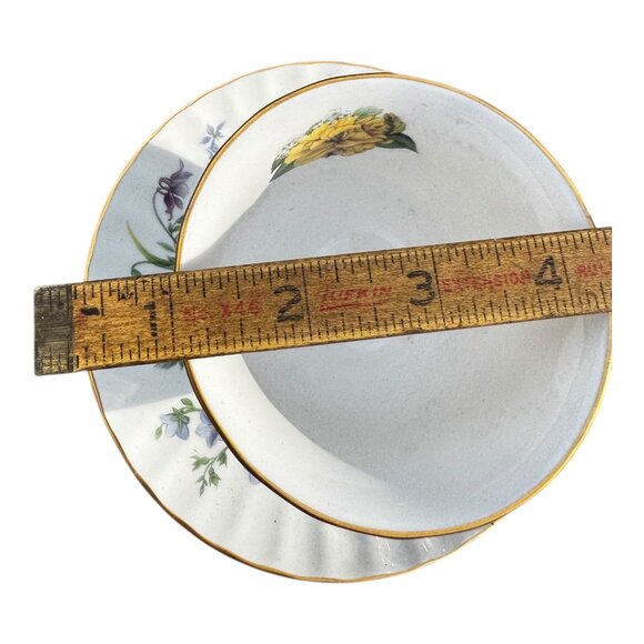 Crown Staffordshire Fine Bone China Floral Teacup & Saucer Set Victorian England - Picture 13 of 13